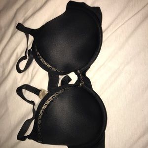 Black and tan push up bra